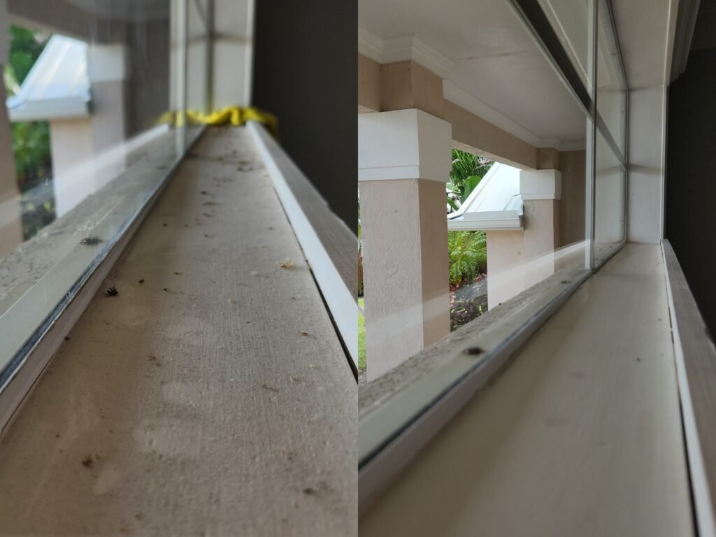 High dusting service in a residential home in Vero Beach Florida